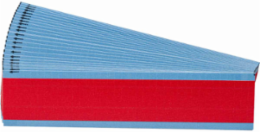 NEMA Color Wire Markers, 0.25" H x 1.5" W, Pack of 25 Cards, Red
