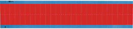 Wire Marker, 0.25" H x 0.75" W, Cloth, Red