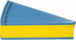 NEMA Color Wire Markers, 0.25" H x 1.5" W, Pack of 25 Cards, Yellow