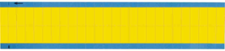 Wire Marker, 0.25" H x 0.75" W, Cloth, Yellow