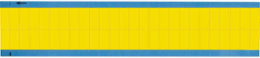 Wire Marker, 0.25" H x 0.75" W, Cloth, Yellow