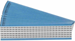 Wire Marker Card - Repositionable Vinyl Cloth, Legend COM