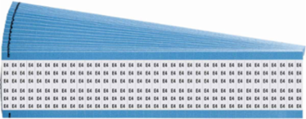 Wire Marker Card - Repositionable Vinyl Cloth, Legend E4