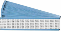 Wire Marker Card - Repositionable Vinyl Cloth, Legend F2