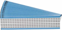 Wire Marker Card - Repositionable Vinyl Cloth, Legend GND