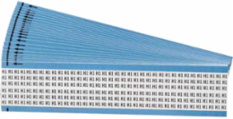 Wire Marker Card - Repositionable Vinyl Cloth, Legend H1
