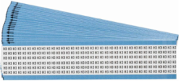 Wire Marker Card - Repositionable Vinyl Cloth, Legend H3