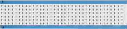 Wire Marker Card - Repositionable Vinyl Cloth, Legend P to T, Black on White