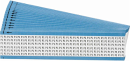 Wire Marker Card - Repositionable Vinyl Cloth, Legend P1