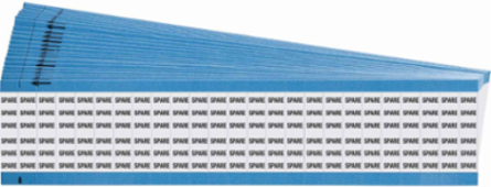 Wire Marker Card - Repositionable Vinyl Cloth, Legend SPARE