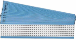 Wire Marker Card - Repositionable Vinyl Cloth, Legend T4