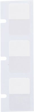 WRAPTOR Series Self-Laminating Vinyl Wire and Cable Labels, 0.75" H x 0.5" W, Clear/White, Roll of 6800 Labels,