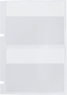 WRAPTOR Series Self-Laminating Vinyl Wire and Cable Labels, 1.5" H x 2" W, Clear/White, Roll of 3600 Labels,