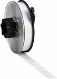 WRAPTOR Series Self-Laminating Vinyl Wire and Cable Labels, 1.5" H x 1" W, Clear/White, Roll of 3600 Labels,