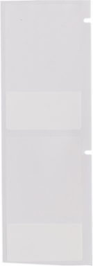 WRAPTOR Series Self-Laminating Vinyl Wire and Cable Labels, 2.5" H x 1.5" W, Clear/White, Roll of 2200 Labels,