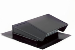 Roof Cap in Black; Ventilation Fans