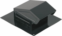 Roof Cap in Black; Ventilation Fans