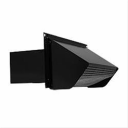 Wall Cap in Black; Ventilation Fans