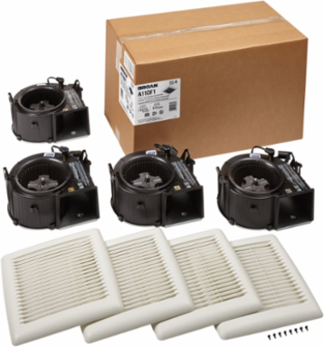 Broan Flex™ Series 110 CFM 3.0 Sones Ventilation Fan Finish Pack