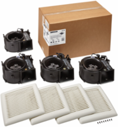 Broan Flex™ Series 50 CFM 0.5 Sone Ventilation Fan Finish Pack Energy Star®
