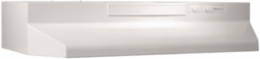 Broan 210 Max Blower CFM, 30-Inch Undercabinet Range Hood, White On White