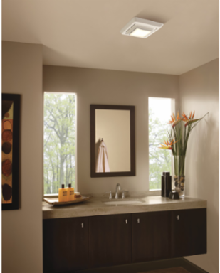 Broan® LED Lighted Cover Upgrade for Bathroom Ventilation Fans (4-Pack)
