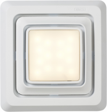 Broan® LED Lighted Cover Upgrade for Bathroom Ventilation Fans (4-Pack)