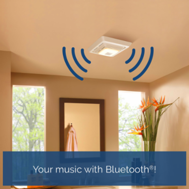 Broan® SENSONIC™ Speaker/LED Upgrade Cover for Bathroom Ventilation Fans (4 Pack)