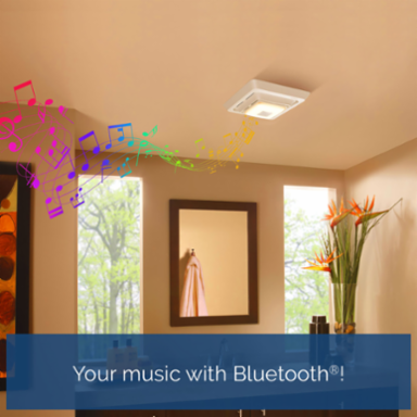 Broan® SENSONIC™ Speaker/LED Upgrade Cover for Bathroom Ventilation Fans (4 Pack)