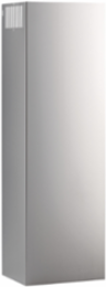 Ducted/non-ducted flue extension in stainless for select Broan range hoods