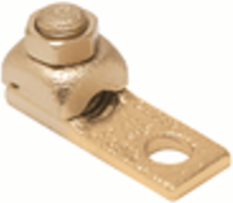 Cast Cu Alloy Terminal; 2 Pad Holes; 250 kcmil - 350 kcmil; 4.50 IN L; 1.19 IN W; 9/16-18 IN Bolt