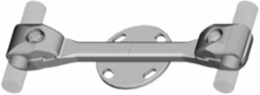 Cast Aluminum Bus Support Spacer 18 Inch, 2 Conductors, 1033.5-1192 kcmil AL Cable