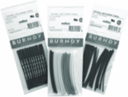 Heat Shrink Tubing End Caps - Black, Minimum Pack Quantity 1, CSA Approved