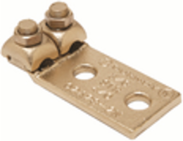 Copper Alloy Stud Connector, 2 AWG-1000 kcmil, Uninsulated