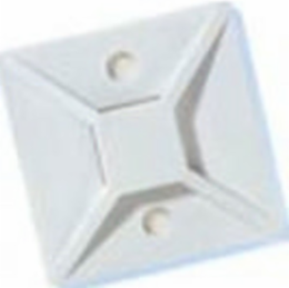Nylon UNIRAPTM Cable Tie Mounting Bases, 0.74 Inch x 0.74 Inch, 11 Lbs Tensile Strength