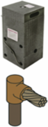 Exothermic Mold for 4/0 AWG Copper to 1/2 Inch Ground Rod