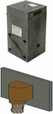Exothermic Mold for 4/0 AWG Copper Cable to Steel Surface