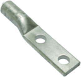 Aluminum Compression Terminal, 4 AWG, 600V to 35kV, 2-Hole Design