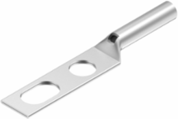 Long Length Copper Compression Terminal, 6 AWG, 3/8 Inch Bolt Size, 35 kV