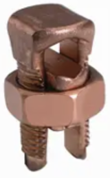Copper Split Bolt, 8 AWG to 6 AWG, 1.14 Inch Length, UL Listed for Direct Burial