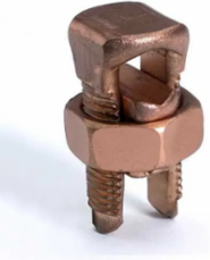 Copper Split Bolt Connector, 8 AWG (Str) - 4 AWG (Sol), UL Listed for Direct Burial