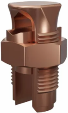 Copper Split Bolt Connector, 6 AWG-2 AWG, Direct Burial Applications