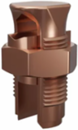 Copper Split Bolt Connector, 6 AWG-2 AWG, Direct Burial Applications