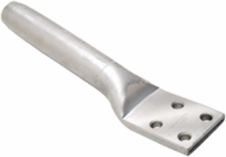 Al Tube Compression Terminal, 15 Deg Bent, 2 Holes, 300 - 336.4 Kcmil ACSR, 336.4 - 350 Kcml Al, 395.1 - 395.2 Kcmil ACAR, 230 kV, 1.75" Spacing