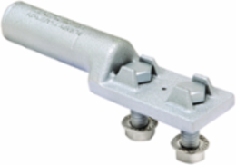 Cast Aluminium Disconnectable Terminal, 2 Pad Holes, 2/0 AWG, 6 Inch Length