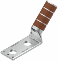 Long Length Barrel Terminal, Copper, 2 AWG, 2.65 Inch Overall Length, Tin Plated