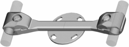 Cast Aluminum Bus Support Spacer 12 Inch, 1590-1600 kcmil, 2 Conductor