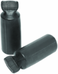 Heavy Wall Heat Shrink Tubing End Caps, Insulating #4 AWG to #2/0 AWG, Black