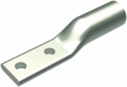 Aluminum Terminal Connector, 2 Hole, 700-750 kcmil, 35 kV, 1/2 Inch Stud