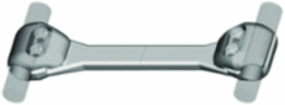 Rigid Spacers for Substation Connectors, 13.84 Inch Length, 4 Inch Width, Aluminum Alloy